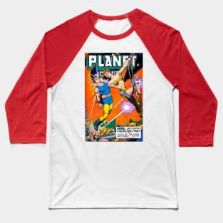 Space Amazon Comic Cover Baseball T-Shirt